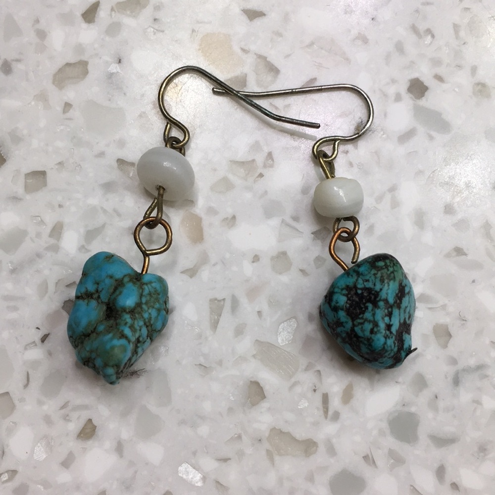 Vintage turquoise earrings